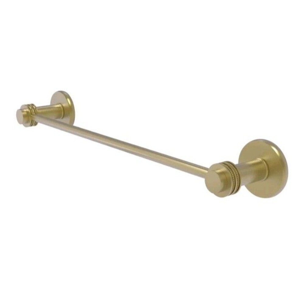 24" Allied Brass Mercury Collection Satin Brass with Dotted Accents